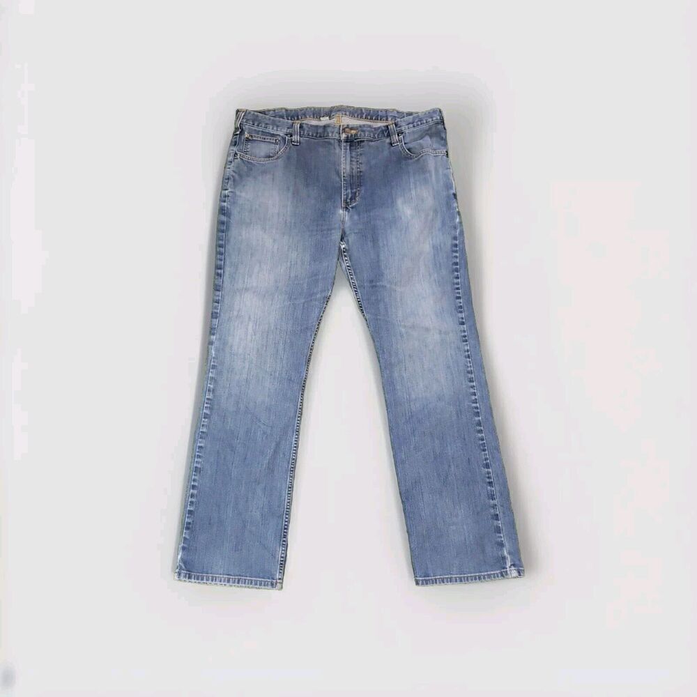 Carhartt Jeans Mens 42x32 Blue Rugged Flex Relaxed Fit 5-Pocket 102804-498
